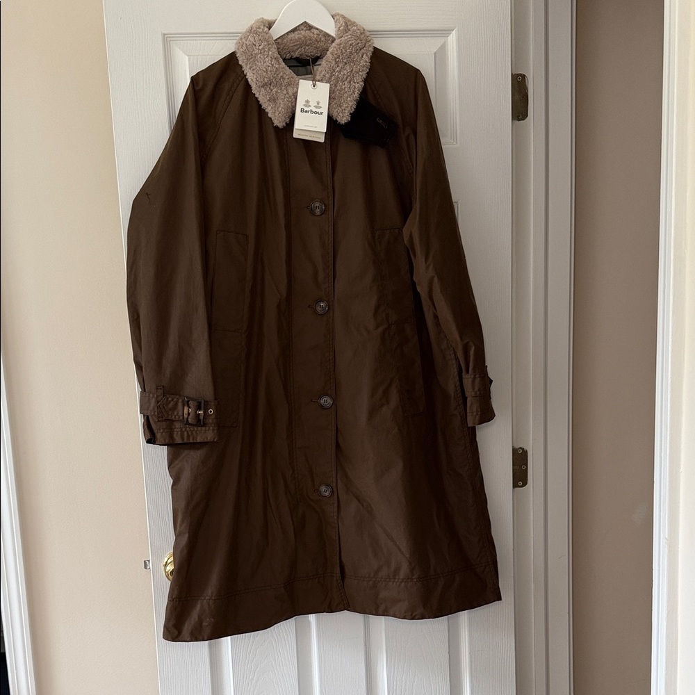 Barbour Malala Water Repellent Waxed Cotton Jacket NWT - Picture 2 of 16